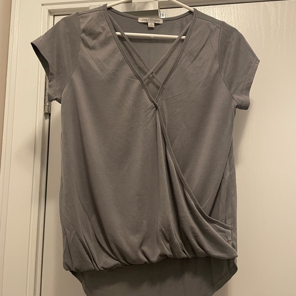 Grey Crossover Tee - Picture 1 of 2
